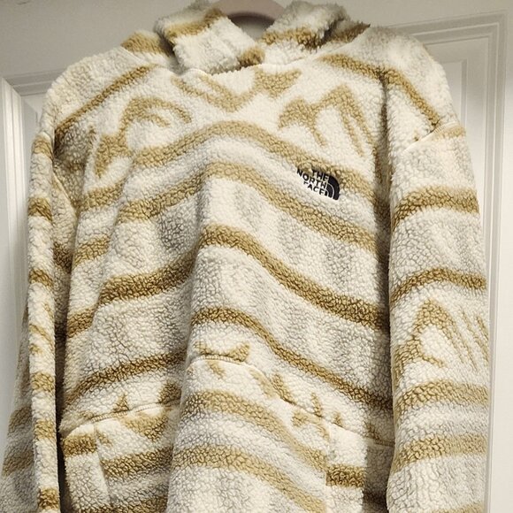 NORTHFACE CAMPSHIRE SHERPA FLEECE PULLOVER HOODIE MENS SIZE LARGE NWT - Picture 1 of 4